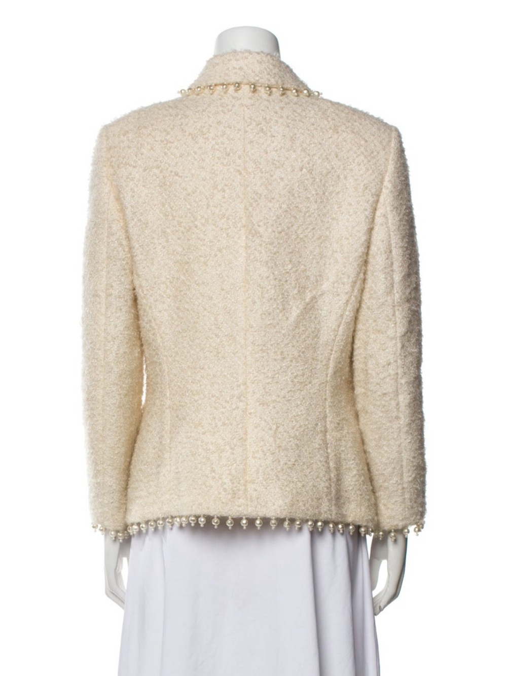 Vintage ESCADA tweed jacket with pearl detailing - Picture 3 of 6